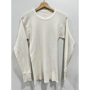 Vintage Hanes Thermal Longsleeve Shirt off white